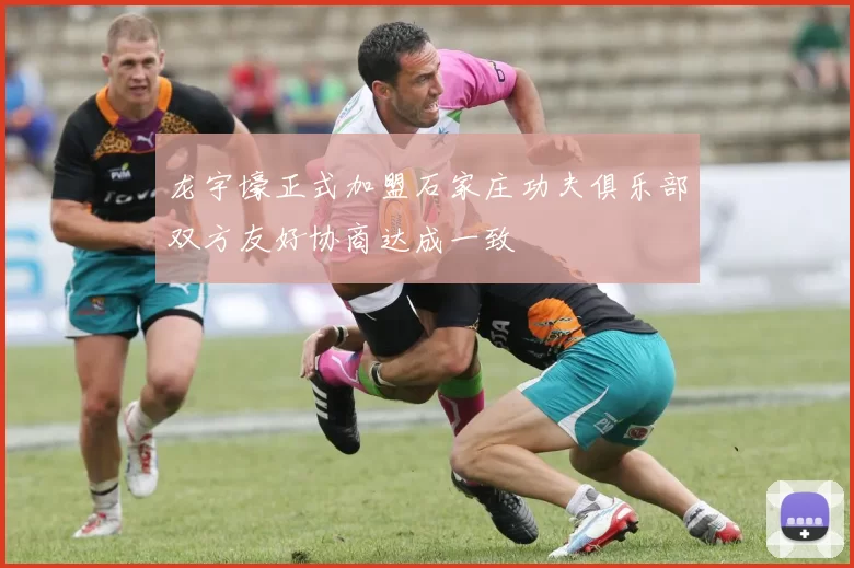 龙宇壕正式加盟石家庄功夫俱乐部双方友好协商达成一致